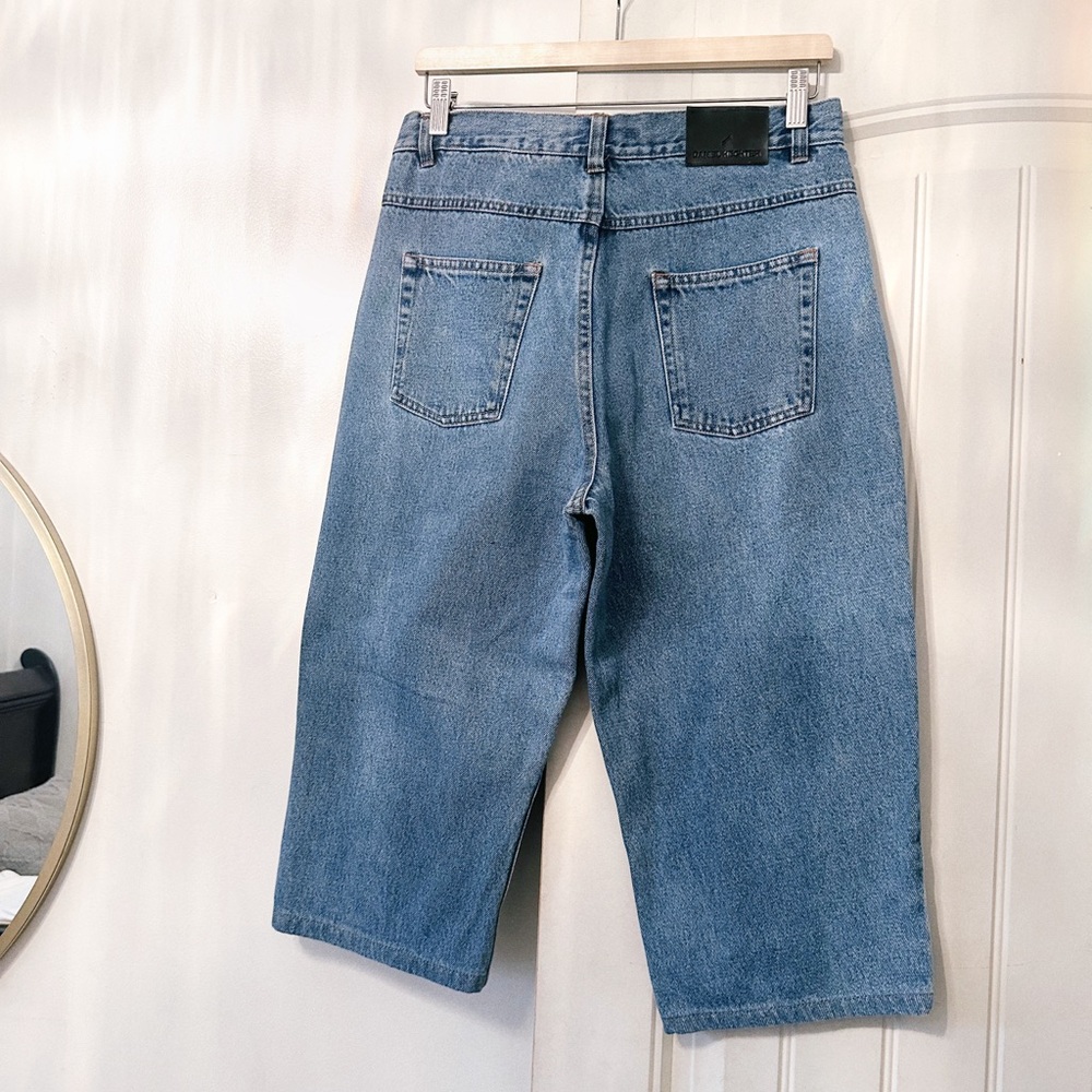 Blue Denim Capri Jeans
